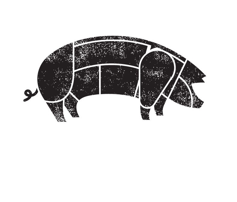 Stock Grill Challenge pig butcher-stamp logo